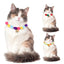 Cat Bell Collar Soft Kitten Collar Bell Fashion Pet Necklace Collar Pet Supplies For Birthday New Year Christmas Thanksgivi M6T0