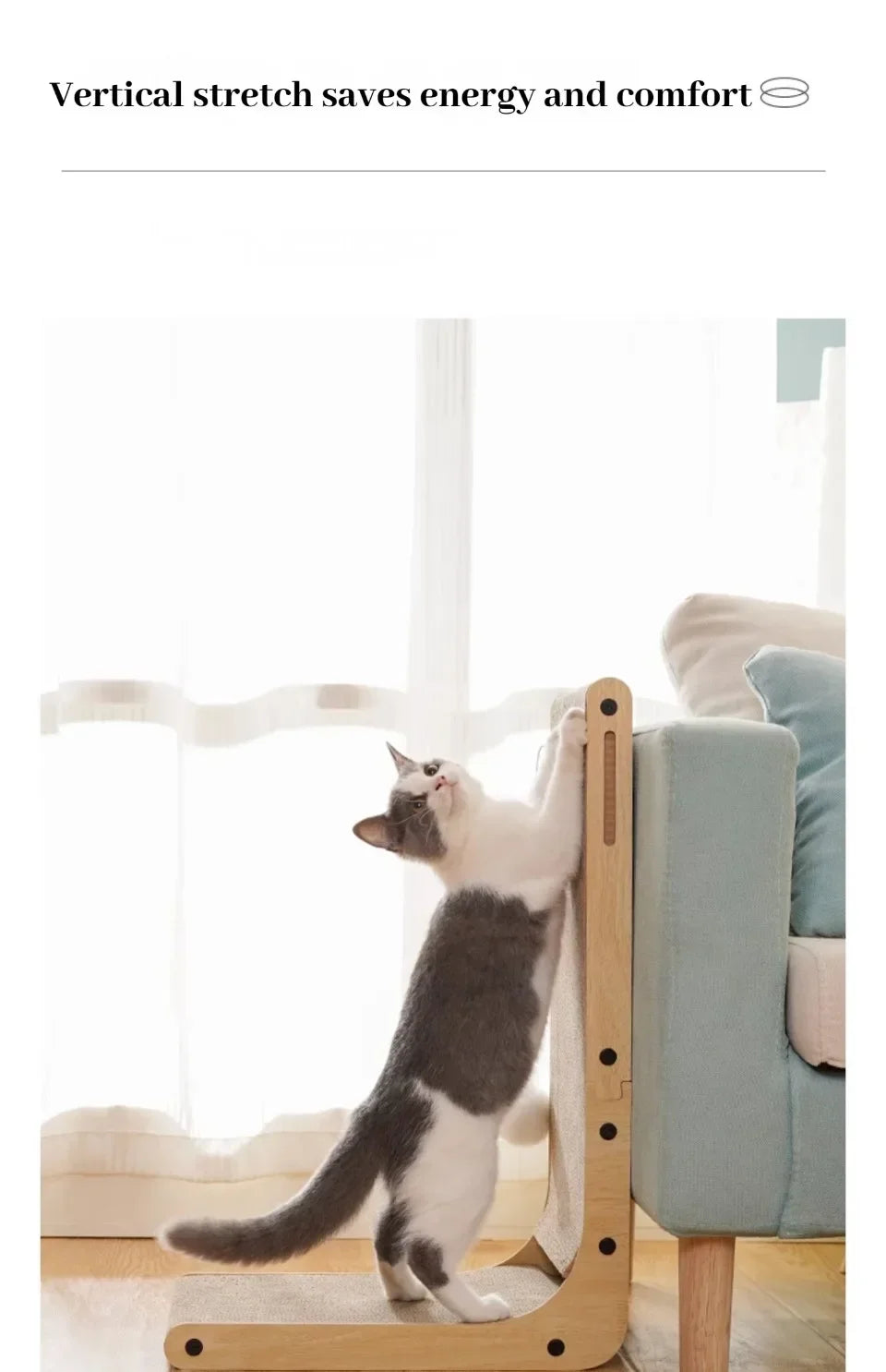 Scraper for Cats Cardboard Large/Small L-shape Wear-resistant Scratch-resistant Cat Scratching Post Cat Toy Pets Cat Accessories
