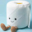 Jelly cat plush cute toilet paper doll roll paper creative, fun and cute doll pendant as a gift for friends without labels