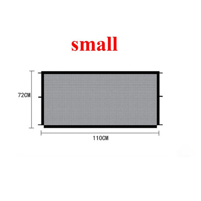 Pet Dog Fence Gate Safe Guard Safety Enclosure Folding Dog Fences Dog Gate The Ingenious Mesh Magic Pet Gate Pet Supplies