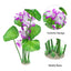 Uxcell Pond Flower Floating Lotus Leaves Artificial Flower Fake Lotus Plant Water Micro Landscape for Aquarium Garden Decoration