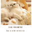 Cat Bed Wooden Cat And Dog Bed With Teddy Bear Pattern Indoor Pet Furniture Floor To Ceiling Bed(20*11inch)Comfortable Durable