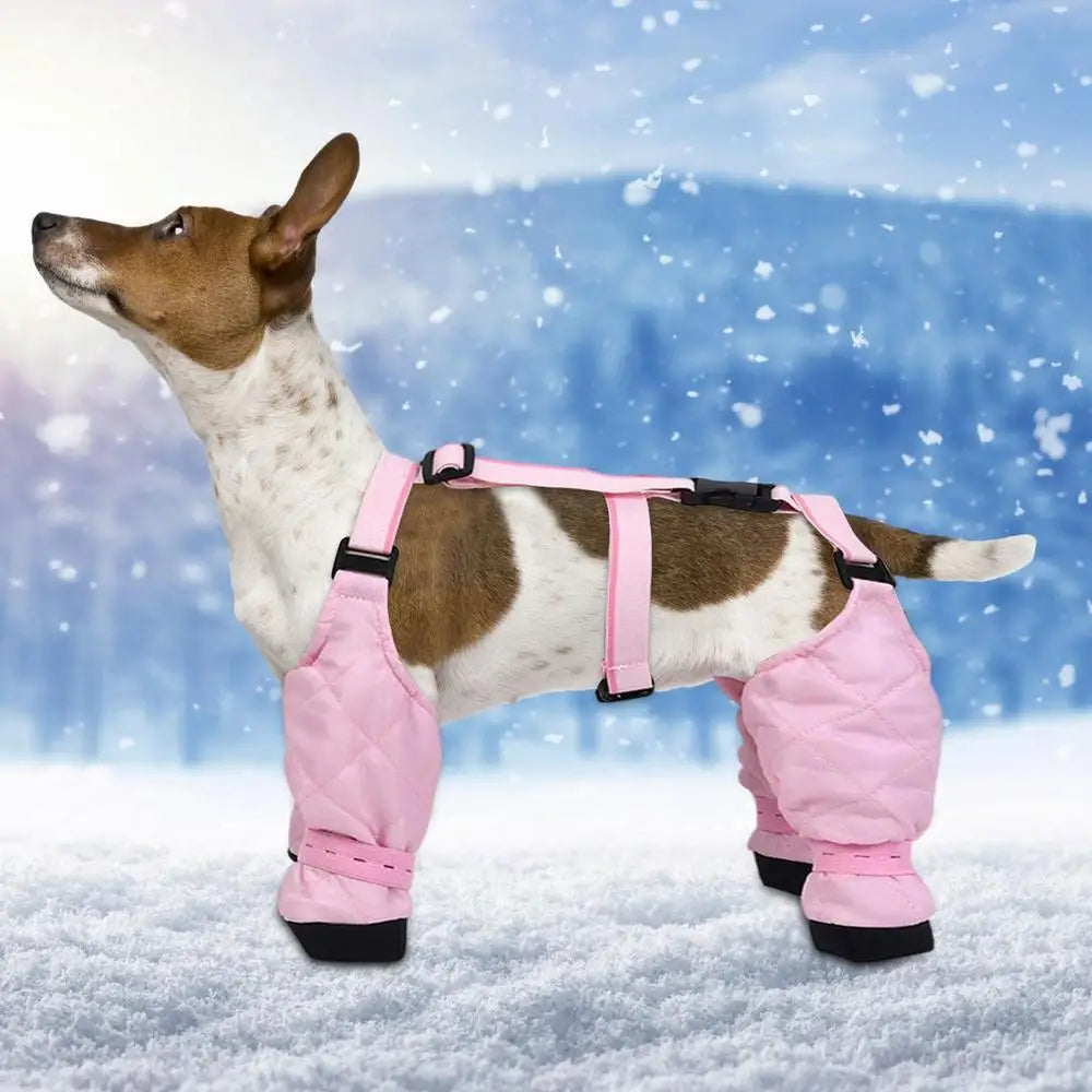 Dog Boot Waterproof Leggings For Paw Protection Dog Snow boots For Winter Dirty-Proof Anti-Fall Pets Outdoor Walking Supplies