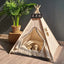 NK0 Internet celebrity ins pet tent teddy kennel corgi dog bed cat litter four seasons medium and small dog semi-closed removabl