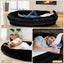 Dog bed for humans Short plush for large people, dog bed Adult kennel Removable pet nest