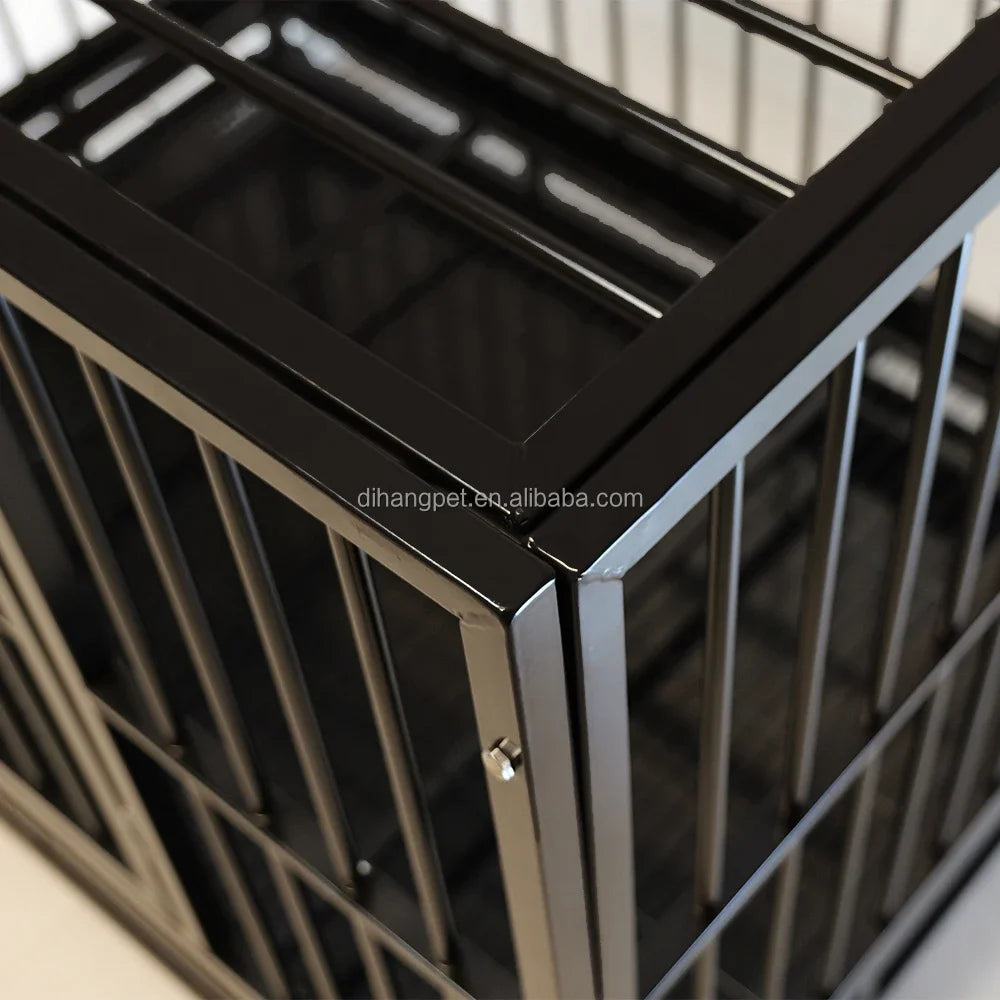 Heavy Duty Dog Pet Cage With Removable Wheels