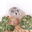 Rabbit Chew Toy Hamster Grass Ball Bite-Resistant Small Animal Treats Gnawing Fun For Rabbit Squirrel Hamster Chinchilla Guinea