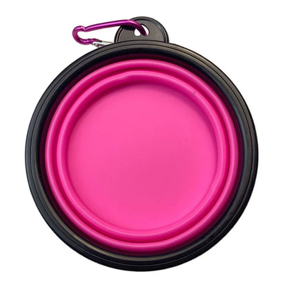 Collapsible Dog Bowls Portable Travel Dog Bowls Expandable for Cat Dog Water Bowl Food Feeding Dish Silicone Pet Bowl 350/1000ml