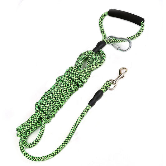 2M/3M/5M/10M Long Pet Leash with Foam Handle Training Round Rope Line Lead Leash For Outside and Yard Small Medium Large Dogs