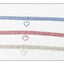 New Cat Dog Collar Three Row Elastic Rhinestone Pet Collars Love Decoration Necklace Puppy Kitten Ornament Pets Supplies