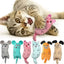 Cute Cat Toys Funny Interactive Plush Cat Toy Mini Teeth Grinding Catnip Toys Kitten Chewing Squeaky Toy Pets Accessories