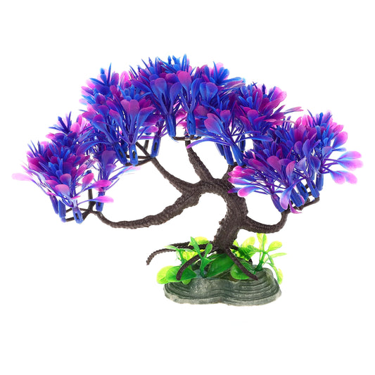 UXCELL Artificial Plants Grass Aquarium Plastic Water Weeds Ornament Fish Tank Flower Plants Tree Decoration Accessories