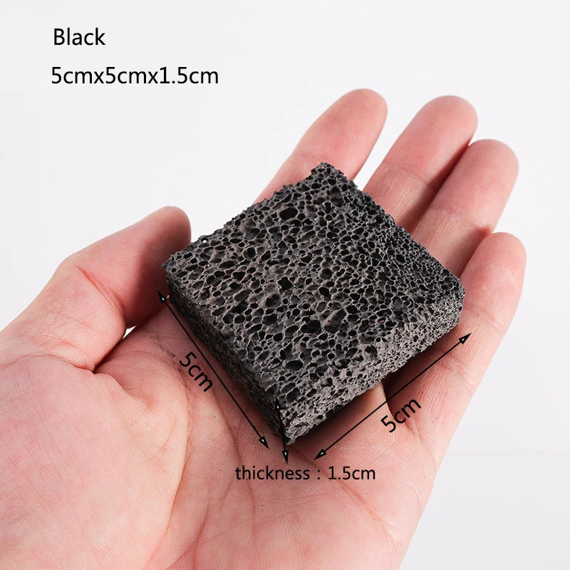 Volcanic Aquarium Decoration Fish Tank Plant Fixed Moss Water Grass Stone Slices Natural Volcanic Planting Slices Aquarium Decor
