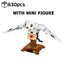 New Magic Movie Fire Phoenix Chinese Fly Divine Beast Building Blocks Bricks Mythical Animal Bird Model Assembled Toy Kid Gifts