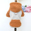 Thicken Warm Sherpa Fleece Dog Coat Winter Dog Clothes for Small Medium Dogs, Puppy Hooded Sweater Yorkie Chihuahua Pet Apparel
