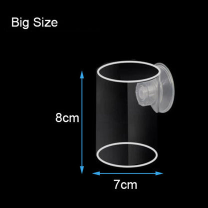 1Pcs Fish Feeding Aquarium Feeding Ring Fish Tank Station Floating Food Tray Feeder Aquarium Accessory with Strong Suction Cups