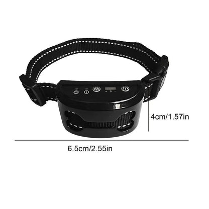 Waterproof IPX4 Auto Anti Barking Collar Vibration Electric Shock Sound Vests Anti Humane Bark Collar Rechargeable ShockSafe Toy