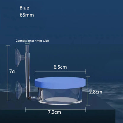 High transparency Acrylic Air Pump Sand Stone Aquarium Oxygen Pump Fresh Air Stone Nano Bubble Bar Aquarium Fish Tank Aerator