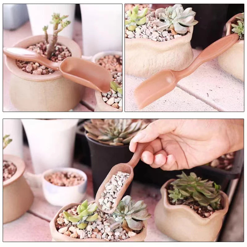 1Pc Multifunctional Aquarium Feeding Spoon Supplies Fish Feed spoon Tea spoon soil shovel moss micro landscape gardening tools