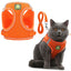 Breathable Cat Harness with Leash Anti-Escape Cat Vest Harness Collar for Kitten Pet Accessories Adjustable Puppy Harness Leads