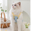 Sweetheart Bow Tie Hairpin Pet Dog Clothes Countryside Leisure Summer Vest for Small Puppy Soft Cotton Chihuahua Cat Clothing