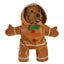 Gingerbread Man Dog Costume Soft Puppy Costume Hoodie Christmas Puppy Gingerbread Transformation Clothes For Cats Dogs