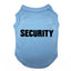 Dog Security Shirt Pet Puppy Guard Costume Cotton T-Shirt Summer Dog Clothes for Large Medium and Small Dogs German Shepherd