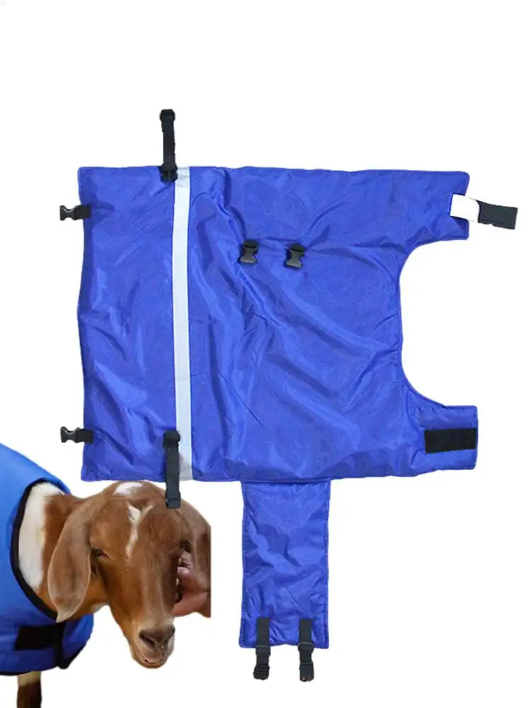 Calf Blanket Blue Waterproof Livestock Protector Blanket Oxford Fabric Thickened Calf Coat Calf Warmer Soft Protector Jacket
