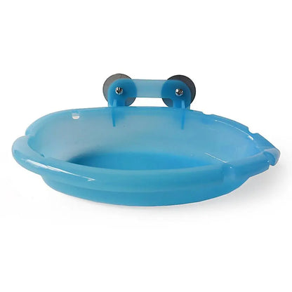 Bird Bath Tray Safe Space Saving Harmless Birdbath Bowl Bird Tub Pet Bath Pool Healthy Bird Bathtub For Canaries Small Birds