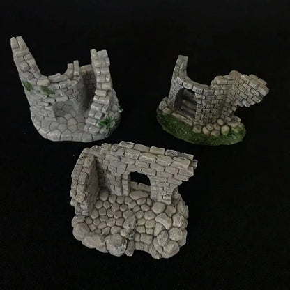 Resin Door Aquarium Decoration Fish Tank Ornament Acuario Rocks for Aquarium Fish Decor For Small Fish Shrimp Shelter House Hot
