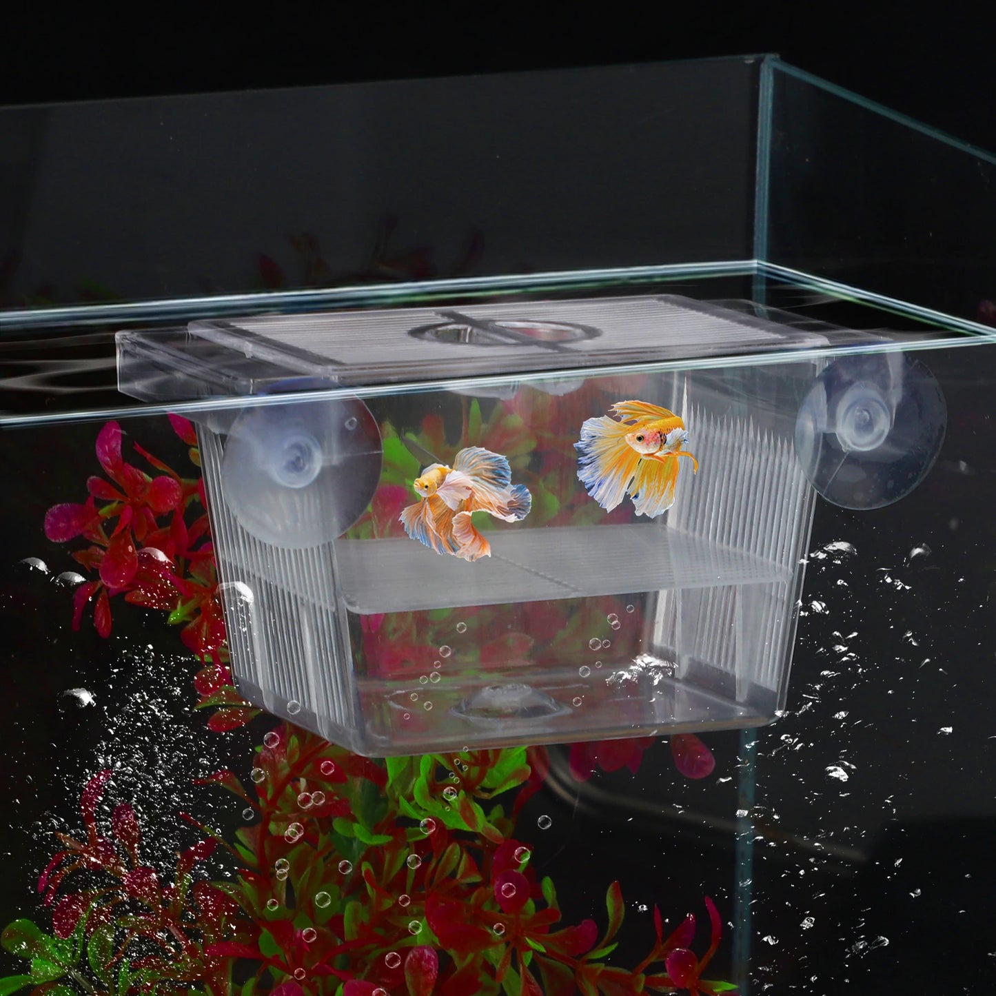 UXCELL Aquarium Fish Breeder Tanks Fish Breeder Box Hatching Incubator Tank Transparent Isolation Box Hatchery Accessory