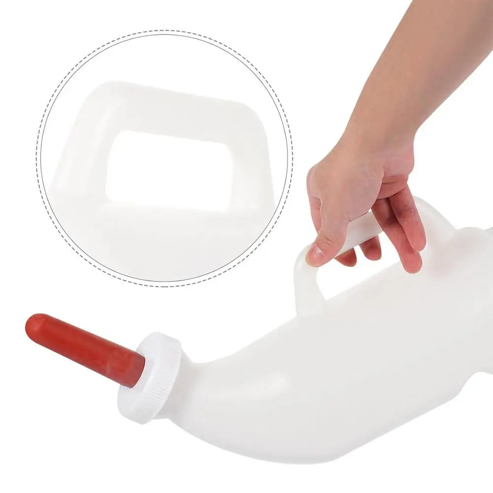 Feeder For Lambs Reusable Lamb Milk Bucket Cow Baby Bottle Ergonomic Sheep Nursing Bottle Lamb Milk Drinking Feeders Feeding