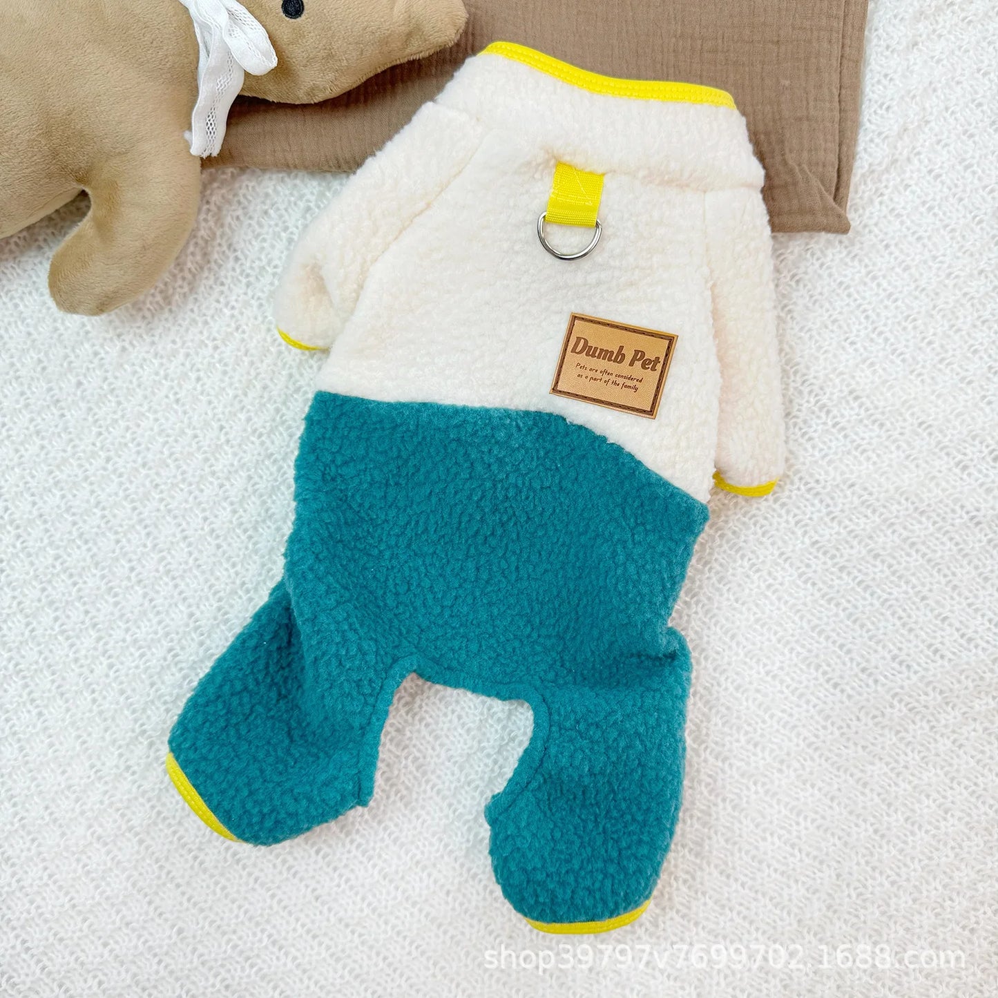 S-4XL Dog Pajamas for Small Medium Large Dogs, Thicken Warm Fleece Pajamas Dog Sweater Onesie Chiwawa Yorkie Dog Winter Clothes