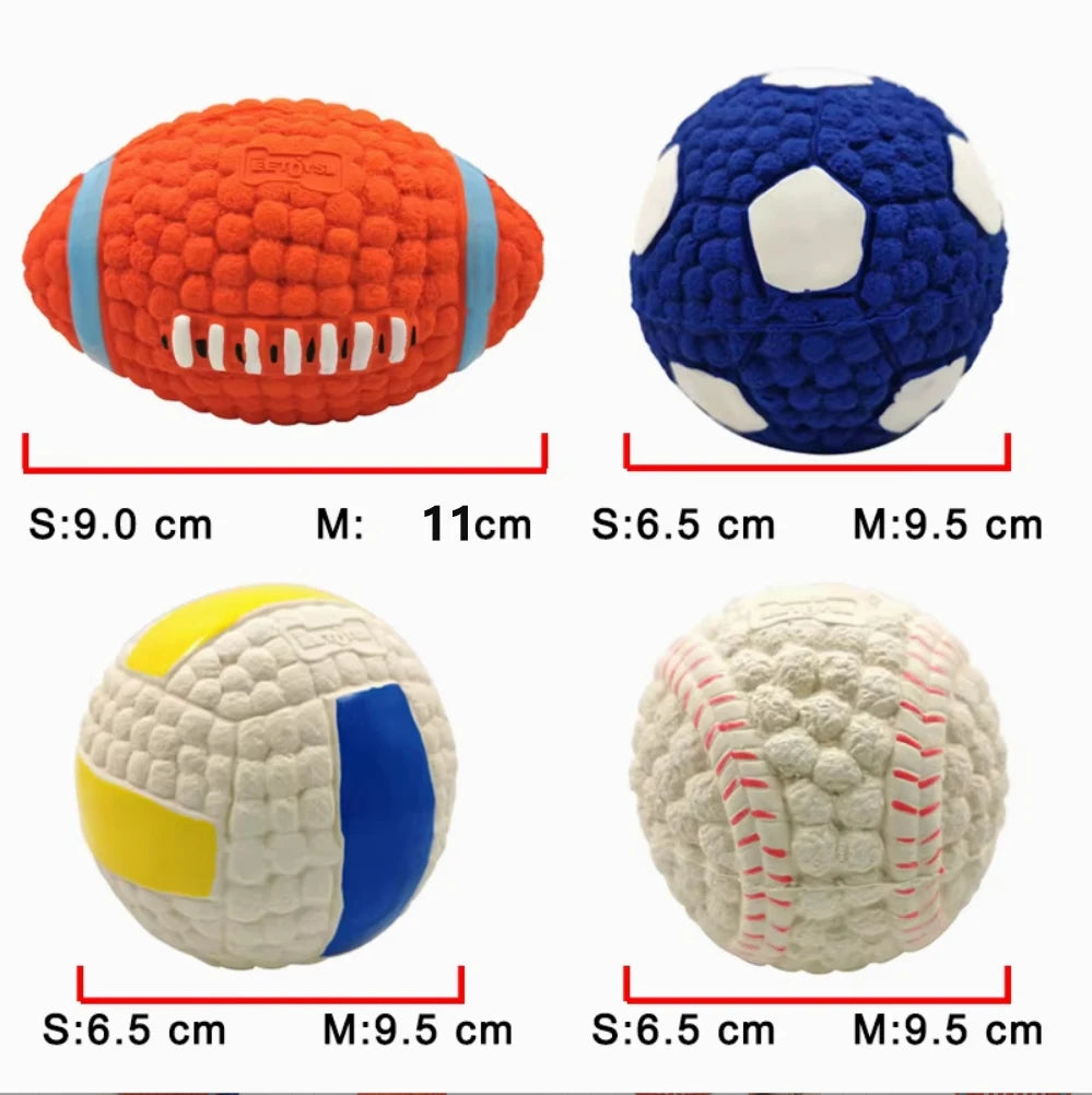 Dog Toy, Bite-Resistant, Molar-Resistant, Sounding Ball, Boredom Relief Artifact, Puppy, Corgi, Puppy, Golden Retriever, Large Dog Pet Supplies