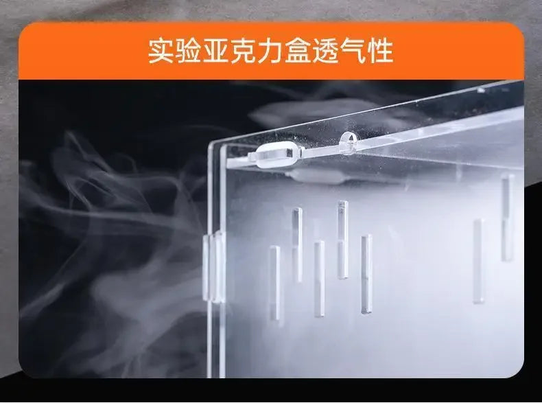 Reptile Acrylic Transparent Terrarium Breeding Box Turtle Cage Nano Arboreal Tarantula Enclosure Dearded Dragon Reptiles Habitat