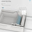 Large Fully Closed Semi-Automatic Cat Litter Box Easy Clean with Durable Plastic Hand-Pulled Shovel Accessory Cat Toilet