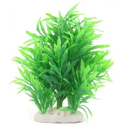 Uxcell Artificial Plants Grass Simulation Water Weeds Ornament Fish Tank Plant Flower Aquarium Grass Decoration Accessories