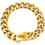 23MM Gold Dog Collar,Dog Chain Collars with Cuban Link Dog Collar,Heavy Duty Training Collar Chew Proof for Medium Dogs