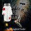 PET 14.8x11x9.5cm Skull Bird Feeder Halloween Garden Suspended Bird Feeder Three Water Dispenser Hummingbird Hole X2J5