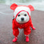 Small Dog All-Body Waterproof Raincoat Funny Animal Shaped Pet Puppy Raincoat Dog Rain Coat Hooded Clothing Outdoor Reflective
