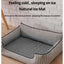 1pc Puppy Grey Ice Silk Cooling Pad Summer Cool Breathable Cooling Washable Reusable Bite Resistance Small Pet Cat Sleeping Pad