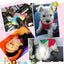 Cartoon Puppy Clothes Winter Warm Flannel Dog Vest Cat Bunny Chihuahua Sweater Cute Soft Mini Pet Apparel for Pig Rabbit Ferret