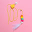 Pet Cat Toys Funny Stick Kitten Self -hi Elastic Rope Dragonfly Shape Feather Bell Teasing Stick Hanging Swing Thousands
