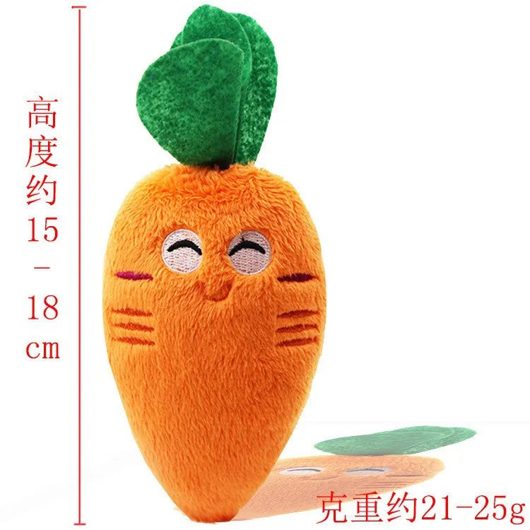 Plush Cute Elephant Duck Pig Pet Dog Cat Squeak Sound Dog Toys Funny Fleece Durability Chew Molar Toy Fit for All Pets