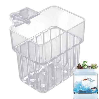 Aquarium Plant Holder with Hook, Fish Tank Plant Cup, Aquatic Plant Cup, Aquarium Decorations, Pot for Plants