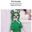 Adorable Fruit-Themed Dog Hoodie with Hat - Funny Halloween Cosplay Costume for Dogs and Cats - Cozy Hooded Sweatshirt for Pets