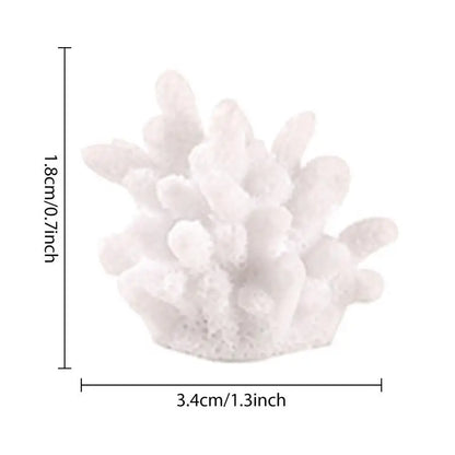 Small Coral Fish Tank Decor Tiny Sea Coral Artificial Decor Aquarium Decor For Fish Tank Aquarium Animal Terrarium And Family