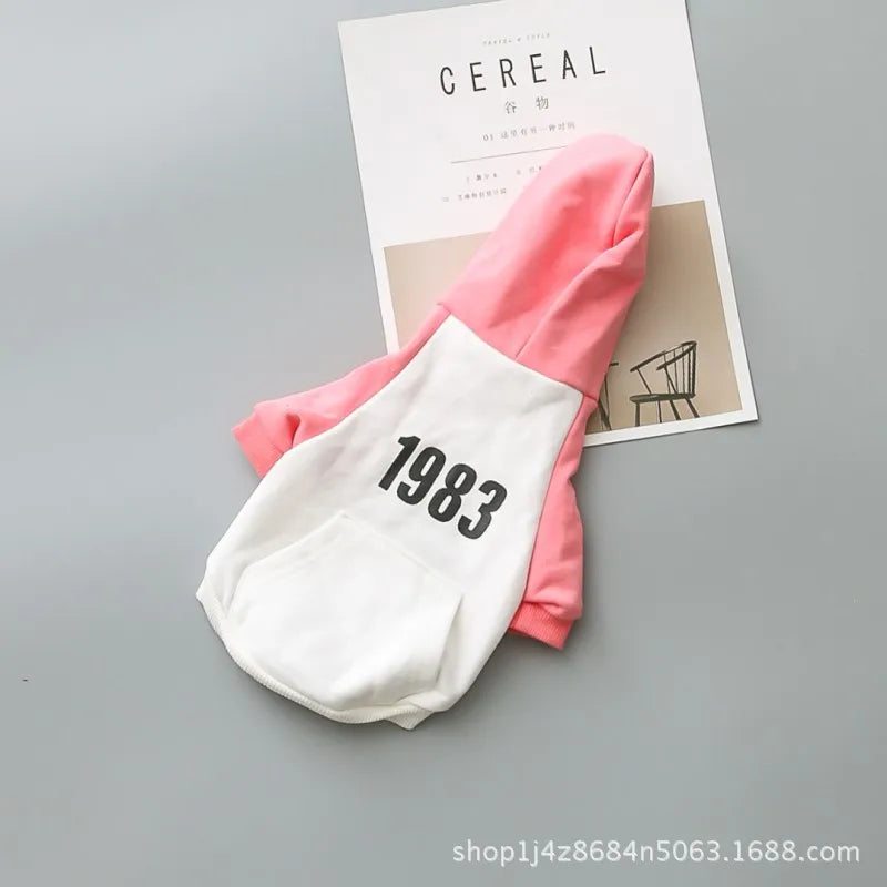 Parent-child Wear Dog Clothes for Small Dogs  Dog Hoodie  Dog Costume  Pet Clothes Spring and Autumn Breathable Keep Warm
