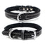Double-layered Ultra Soft Neoprene Padded Dog Collar Heavy Duty Dog Leather Collar with Durable Metal Buckle Pet Training Collar