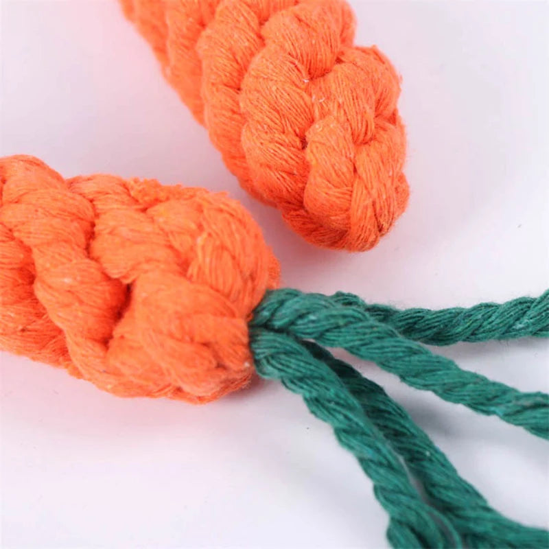 Pet Dog Toys Cartoon Animal Dog Chew Toys Durable Braided Bite Resistant Puppy Molar Cleaning Teeth Cotton Rope Toy